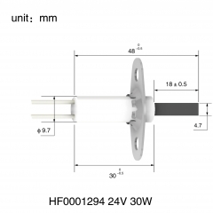 HF0001294 24V gas igniter silicon nitride igniter for bioethanol fireplace