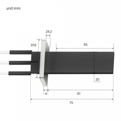 Silicon Nitride Liquid Heater 220V 1500+1500W Applications for water heaters, water dispensers, boiling water