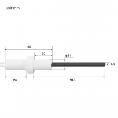 HFHS-0401 Si3N4 Heater For SOFC Hydrogen Energy